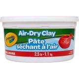 Finger Paints Crayola Air-Dry Clay Bucket, 2.5 lb, Red