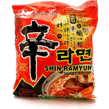 5 PACK Nongshim Shin Ramyun Noodle