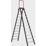 Altrex Safety step ladder, double sided access, 2 x 12 steps