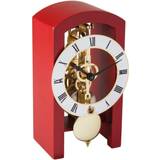 Red Table Clocks Hermle 23015-360721 Red Modern Mechanical Table Clock
