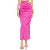 Camila Coelho Lilly Maxi Skirt - Hot Pink