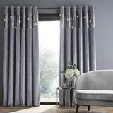 Solid Colours Curtains Catherine Lansfield Crushed Velvet Sequin Lined 167.6x182.9cm
