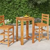 Wood Outdoor Bar Tables Garden & Outdoor Furniture vidaXL Acacia Garden Bistro Outdoor Bar Table