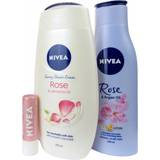 Nivea Gift Boxes & Sets Nivea Pampering Rose Set Shower Cream Lip Oil