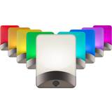Dusk to dawn lights GE Color-Changing LED Plug Into Wall, Dusk to Dawn Night Light
