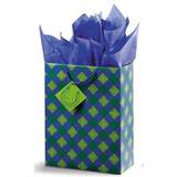Tough-1 Lucky You! Vertical Vogue Gift Bag Blue/Green