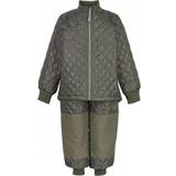 Breathable Material Winter Sets Mikk-Line Basic Thermal Set - Dusty Olive (4205)