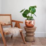 Bowls on sale Ivyline Copper Marrakesh Hammered Planter, Small Bowl
