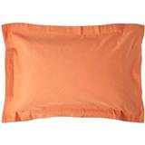 Orange Pillow Cases Homescapes Standard Luxury Soft Linen Pillow Case Orange