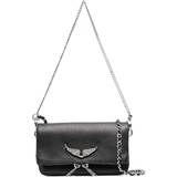 Zadig & Voltaire Handbags Zadig & Voltaire Swing Your Wings Rock Nano Clutch Bag - Noir Silver