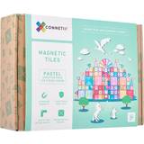 Metal Construction Kits CONNETIX Magnetic Tiles Pastel