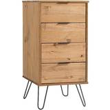 Red Chest of Drawers Core Products Augusta 4 Narrow Chest of Drawer