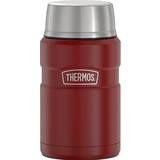 Food Thermoses on sale Thermos 24-Ounce King Vacuum-Insulated Jar, Matte Red Food Thermos