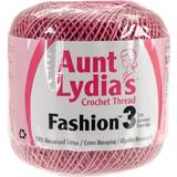 Coats Aunt Lydia's Fashion Crochet Thread Size 3-Warm Rose