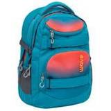 Laptop/Tablet Compartment Running Backpacks Wave Infinity Schulrucksack Ombre Neon Orange and Bluebird