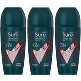 Sure Toiletries Sure Men Antiperspirant Deodorant Roll On 72H Nonstop, Ultra Fresh 50Ml, 3 Pack