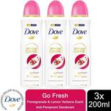 Dove Lemon Deodorants Dove Advanced Care Go Fresh Pomegranate & Lemon Verbena Scent Antiperspirant Deodorant Spray