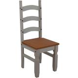 Wood Kitchen Chairs Mercers Furniture Corona Distressed Grey Wax Kitchen Chair 107cm 2pcs