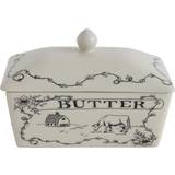 Black Butter Dishes Creative Co-Op Stoneware Butter Dish