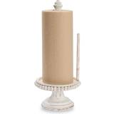 Mud Pie 47100002 Farmhouse Washed Beaded Paper Towel Holder