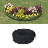 VidaXL Lawn Edging vidaXL Garden Edging Black 10 Polyethylene
