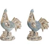 Turquoise Figurines Dkd Home Decor 14,3 Turkisblå Dekorationsfigur