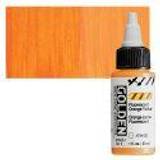 Golden High Flow Acrylics Fluorescent Orange-Yellow, 1 oz bottle