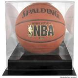 Basketball Stands Black Base Basketball Display Case and Mirror Back