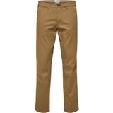 Selected Men Trousers & Shorts Selected Slim Fit Chinos - Ermine