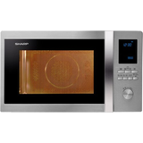 Sharp Countertop - Stainless Steel Microwave Ovens Sharp R-982STWE Stainless Steel