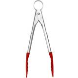 Red Cooking Tongs Cuisipro Stainless Steel Silicone Mini Cooking Tong