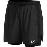 Polyester Shorts Nike Dri-FIT Stride 18cm 2-in-1 Running Shorts Men - Black