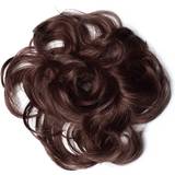 Lullabellz Premium Hair Up Scrunchie Messy Bun 6 inch Chestnut
