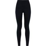 Polyester Tights Nike One Luxe Mid Rise Leggings Women - Black/Clear