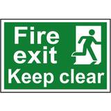 Scan SCA1513 Fire Exit Keep Clear