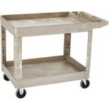 Cleaning Trolleys Premium FG452089BEIG Structural Foam Utility Cart with Deep