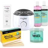 Mylee Waxing Kit with Heater + Strips + Spatulas Pre & After Care Lotion Kit + Tea Wax
