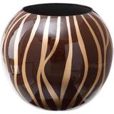 Gold Vases BigBuy Home X X Zebra Vase