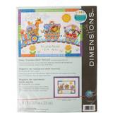 Gift Sets Dimensions/Baby Hugs Counted Cross Stitch Kit 12"X9"-Baby Express Birth Record 14 Count
