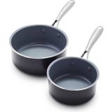 GreenPan Swift Healthy Ceramic Cookware Set with lid