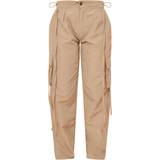 Cargo Trousers - Women PrettyLittleThing Lightweight Shell Low Rise Cargo Pant - Sage Khaki