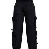 Cargo Trousers - Women PrettyLittleThing Toggle Detail CargoTrousers - Black
