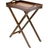 Brown Tray Tables Winsome Wood Devon Butler Tray Table