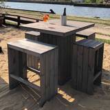 Outdoor Bar Sets Garden & Outdoor Furniture Promex stool Outdoor Bar Set
