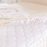 Beige Mattress Covers Naturepedic Organic Waterproof Protector Pad, Fitted Stretch Knit Mattress Cover White, Beige