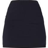 PrettyLittleThing Stretch Woven Basic High Rise Micro Mini Skirt - Black