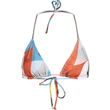 PrettyLittleThing Abstract Printed Triangle Bikini Top - Multi