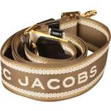 Gold Bag Accessories Marc Jacobs The Logo Webbing Strap Beige/Gold