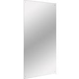 Silver Mirrors Maison & White Frameless Rectangle 450 m&w Wall Mirror
