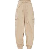 PrettyLittleThing Baggy Low Rise 90's Cargo Trousers - Stone